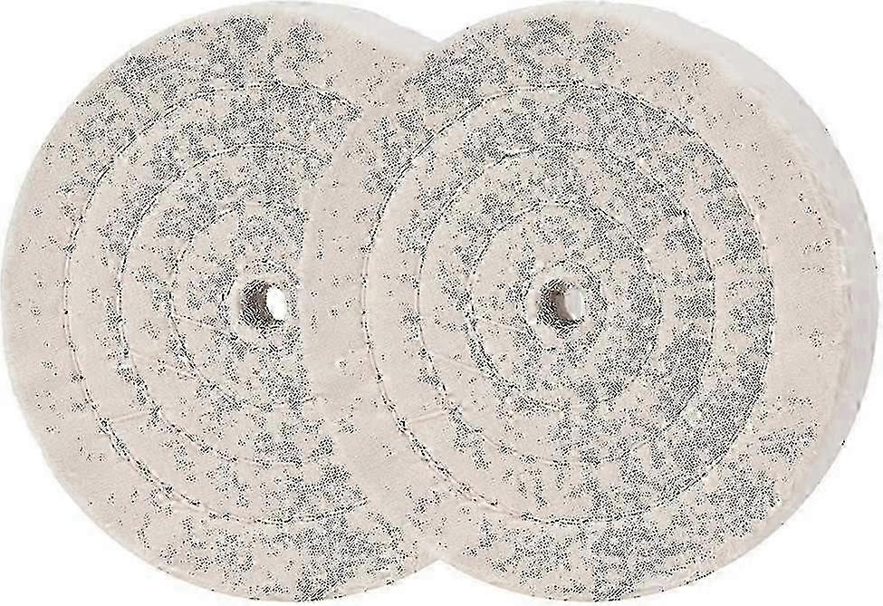 2-Pack 6-Inch Polishing Discs with 70 Grit for Bench Grinders, Ideal for UK DIY Enthusiasts