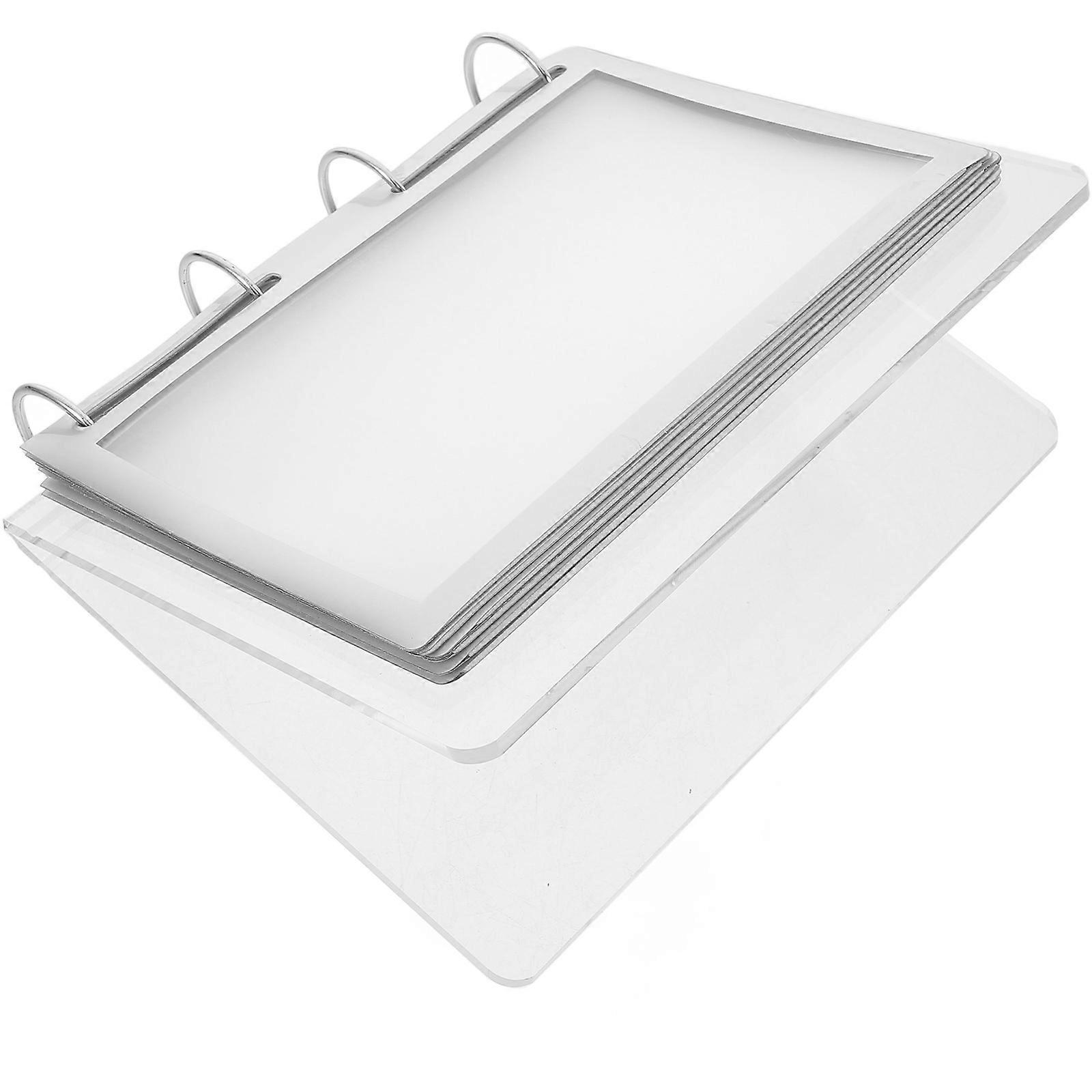 Menu Holder Clear Acrylic Display Stand for Display 3Pcs Pack