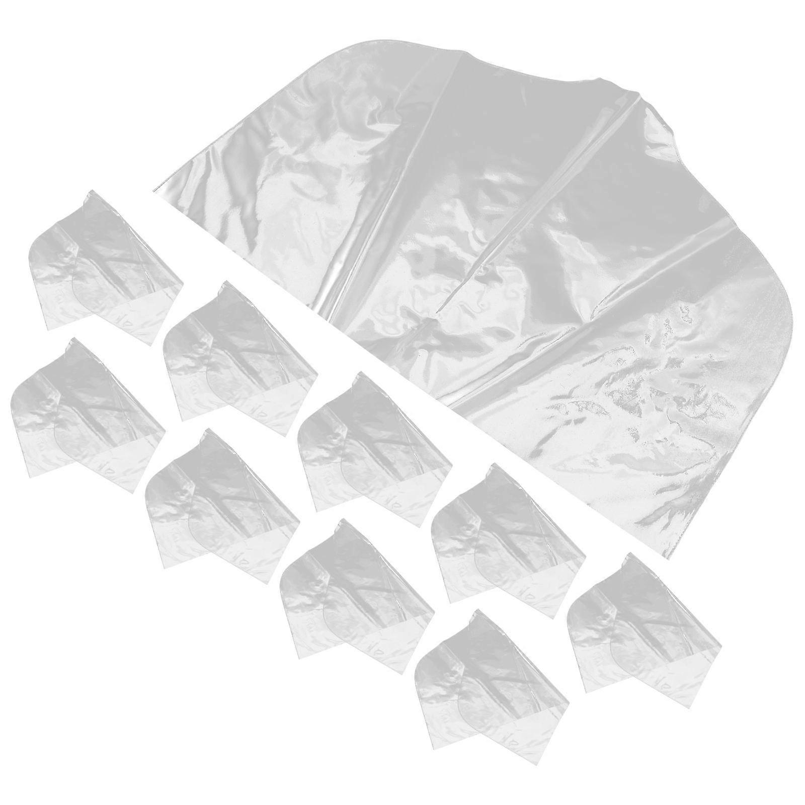 Clothes Protectors for Hanging Clear Plastic Shoulder Covers 30Pcs