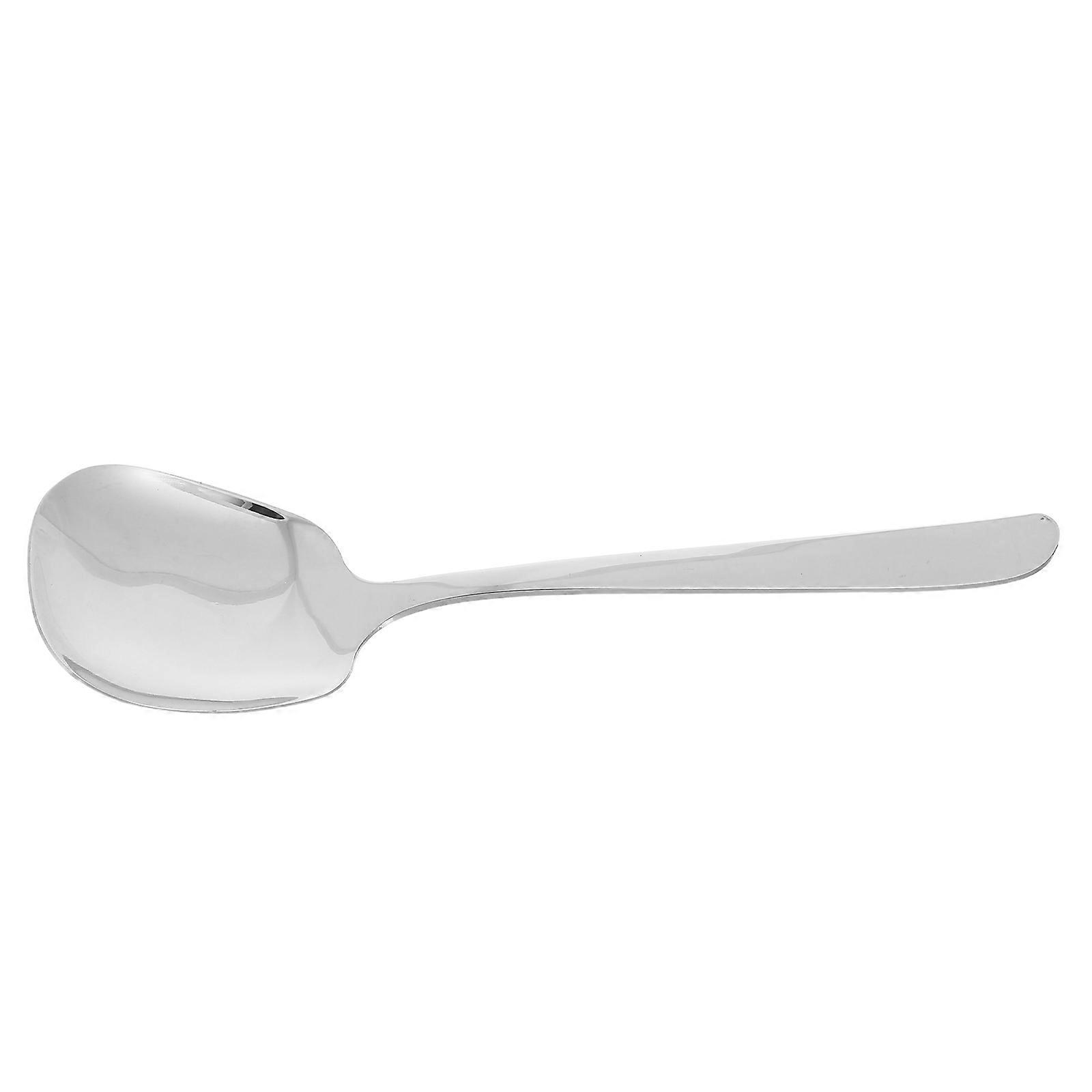 Salad Serving Spoons Stainless Steel Large Smooth Surface for Professional Chefs Home Cooks 25.5cm 1Set