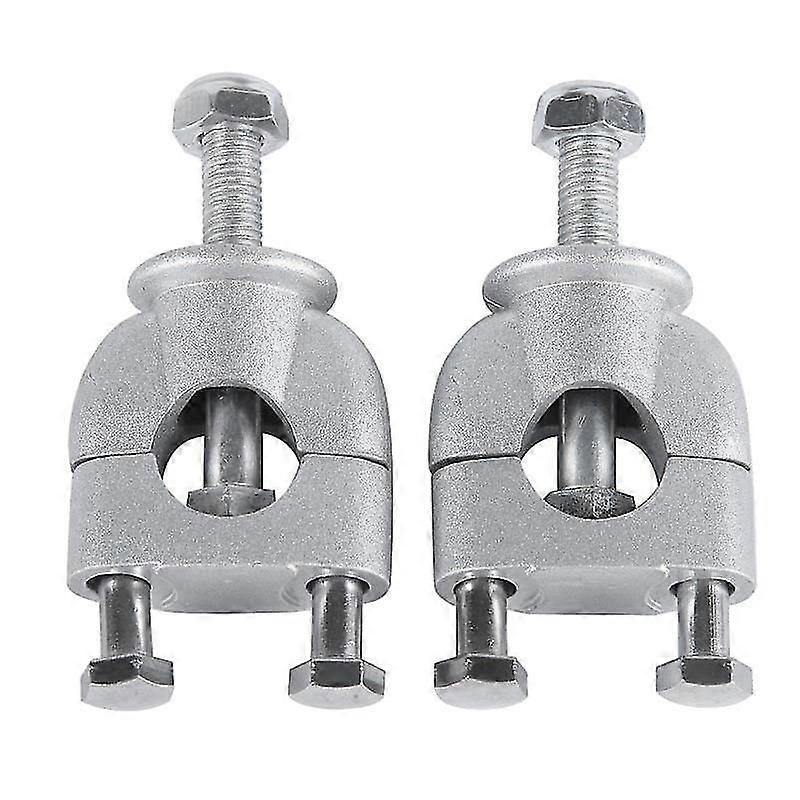 2x 7/8 polegadas 22mm motocicleta guidão risers montagem do guidão cromo para sujeira bicicleta atv