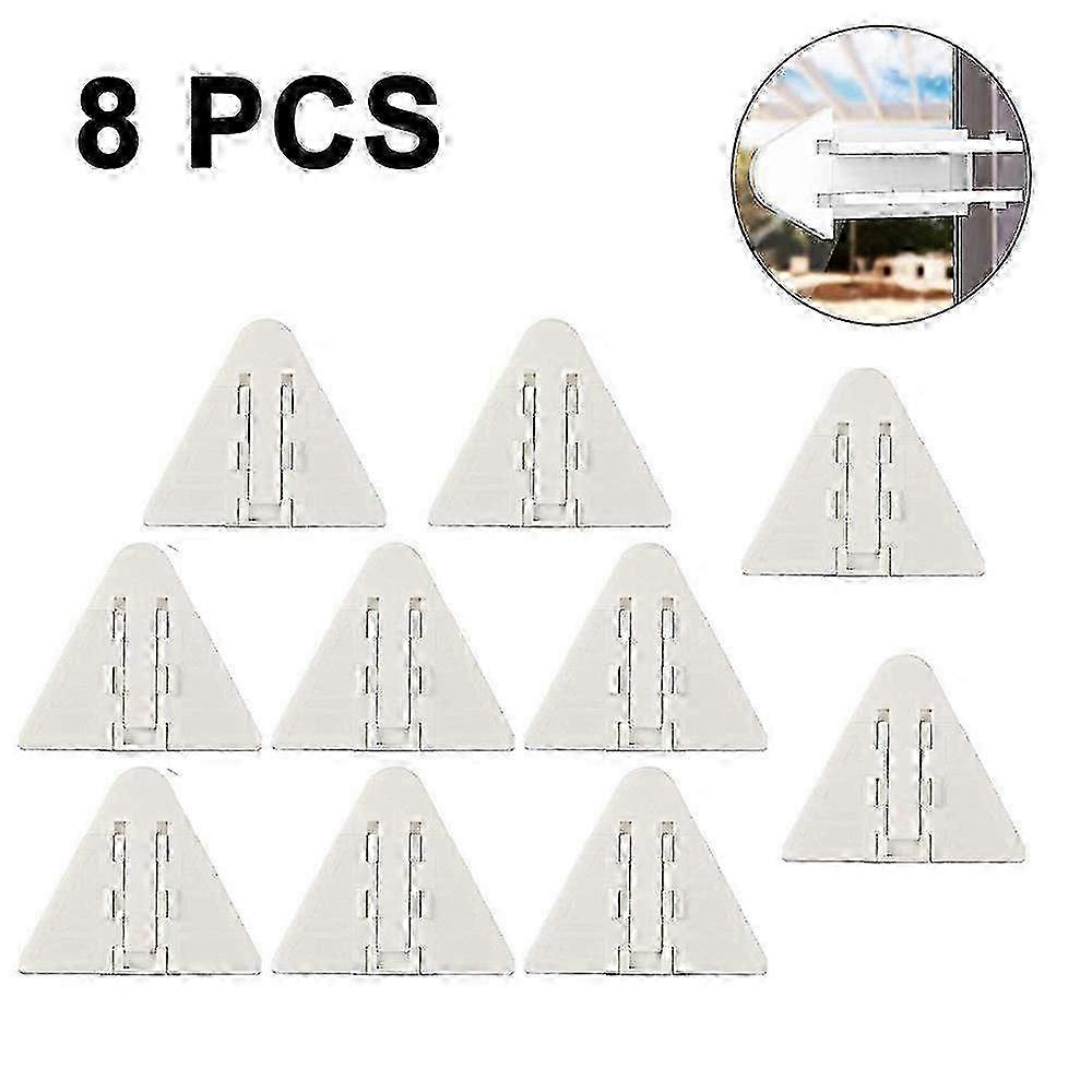 Transparent Adhesive Sliding Glass Door Lock - Innovative Home Security Solution with Airplane Wing Design for Protecting Loved Ones