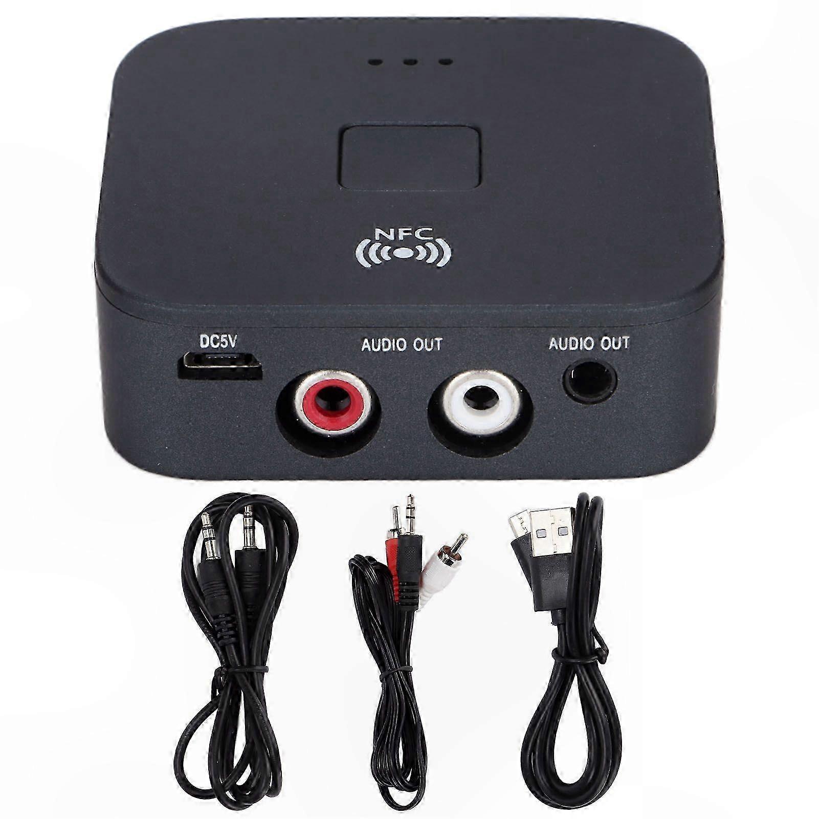 Wireless Bluetooth 5.0 o Receiver with 3.5mm Port for Car, Home Stereo, and Headphone Systems