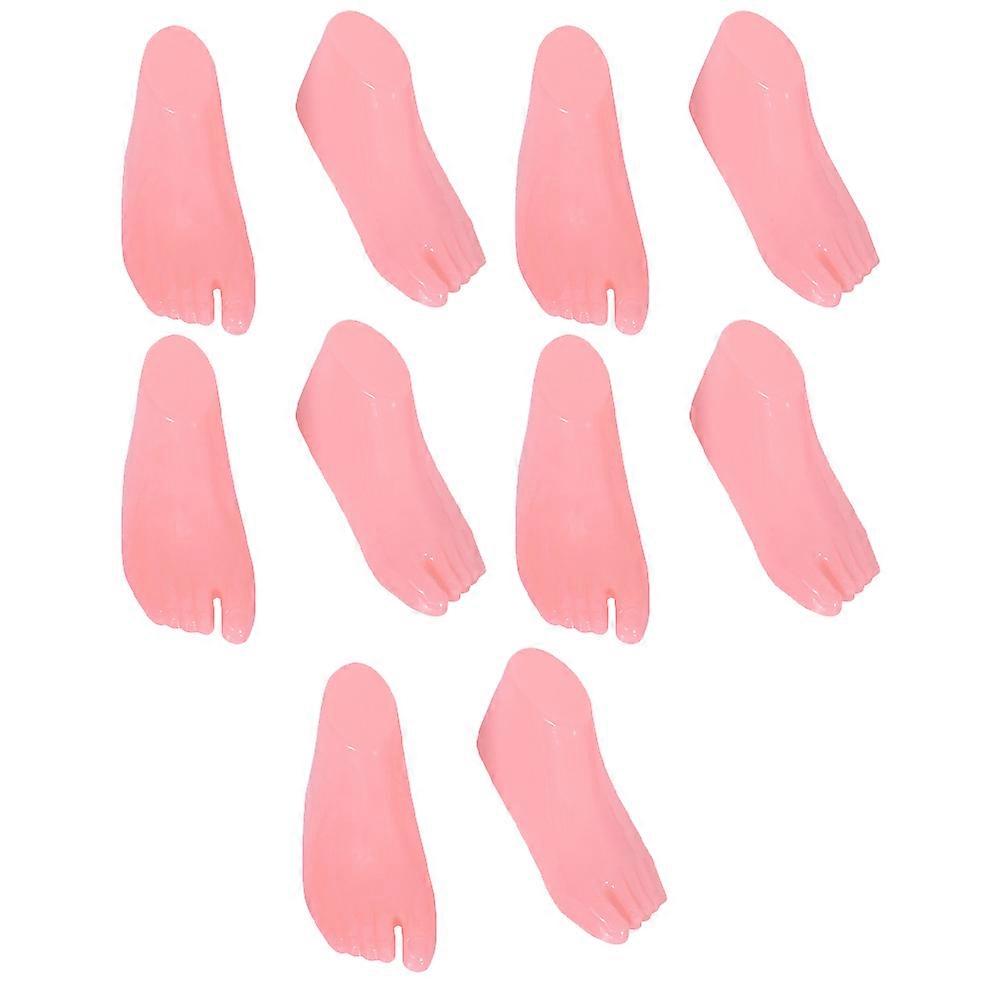Children's Shoe Shapers 10 Pairs For Preventing Creases And Maintaining Shoe Shape Indoor Display Stands In Pink Color