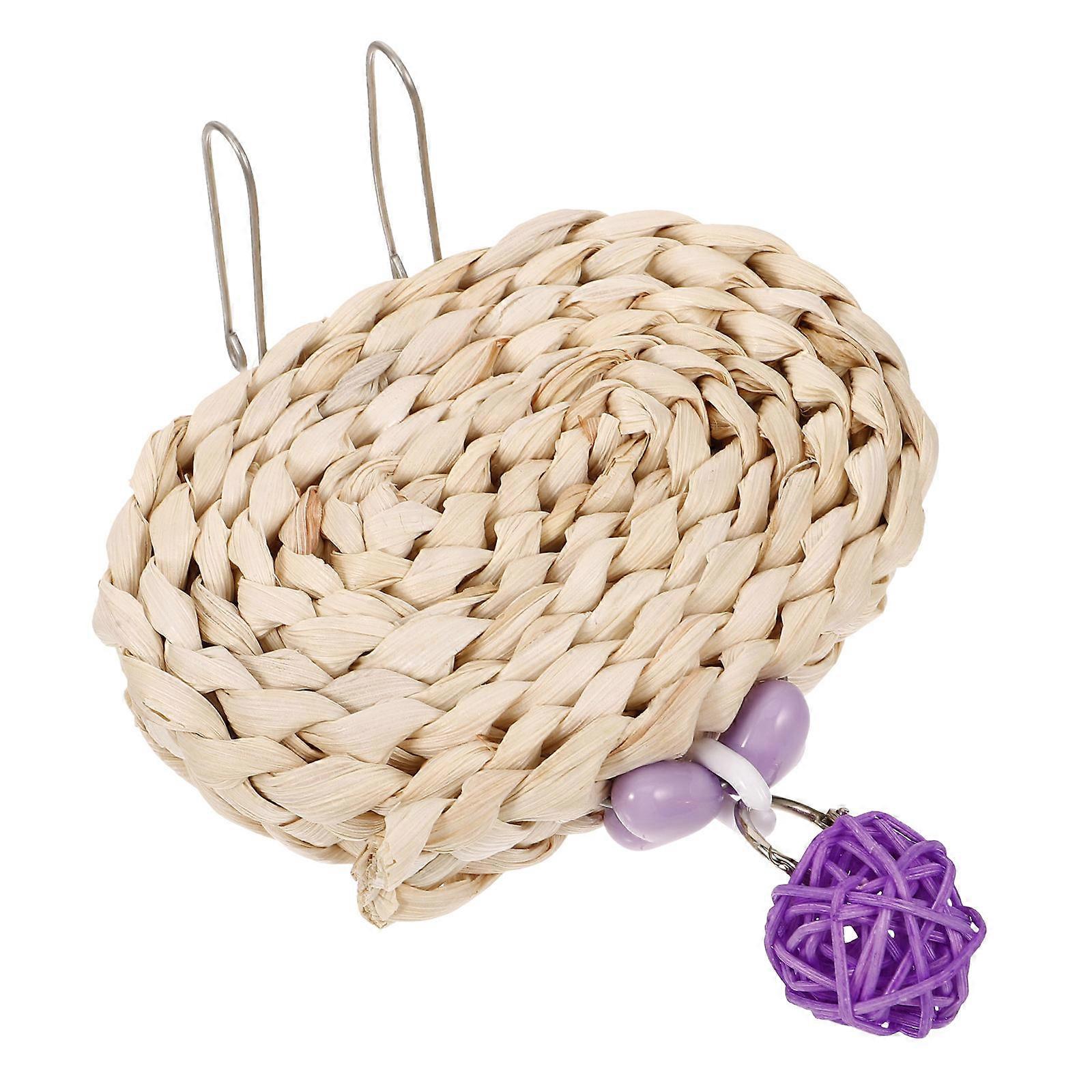 Hanging Toy For Parrots With Chewing Features Ideal For Birds In Variety Of Colors 2Pcs For Emotional Stimulation