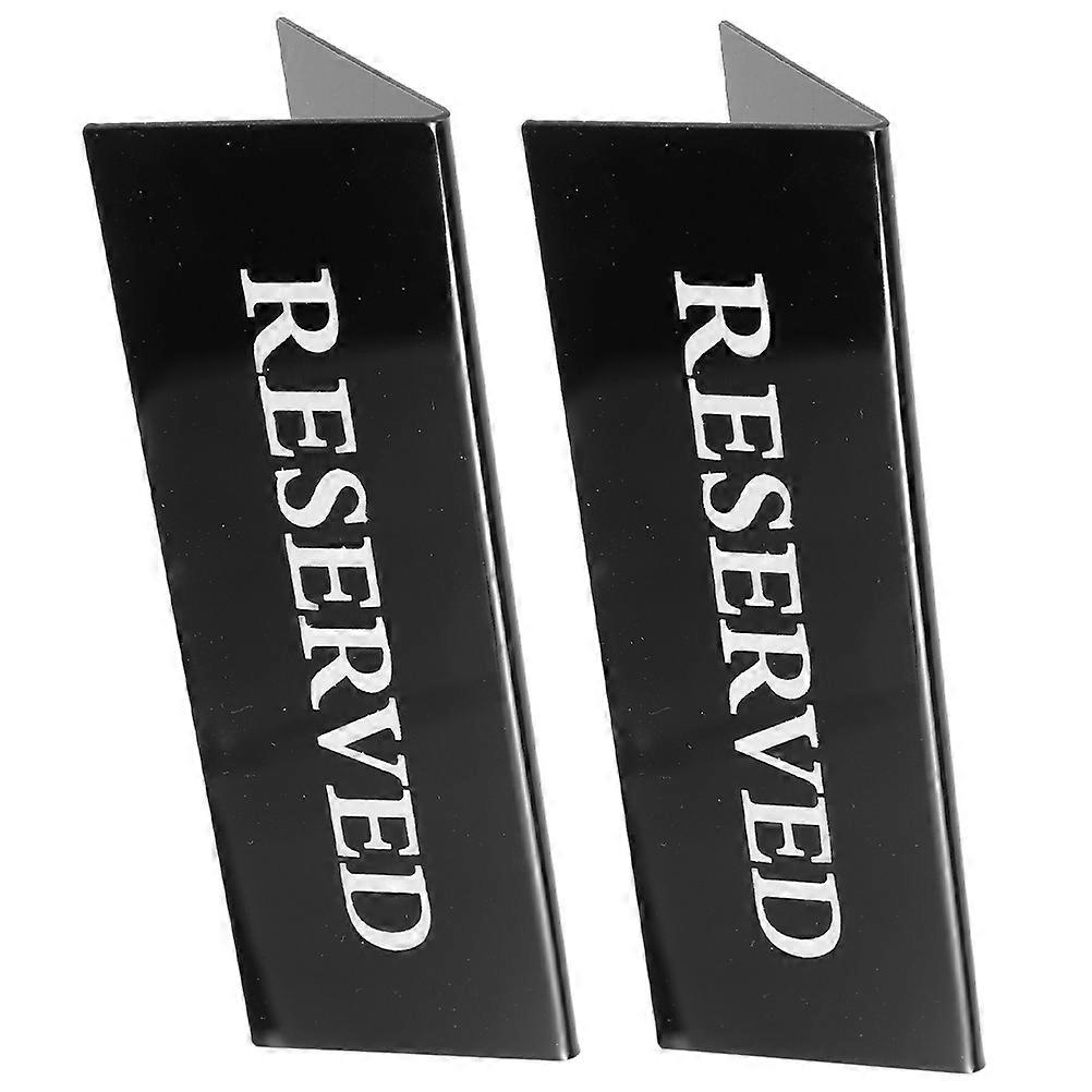 Acrylic Table Reserved Sign for Restaurant Reusable Decorative 10Pcs