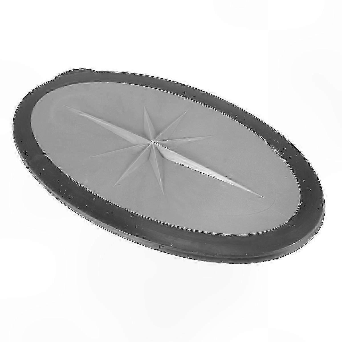 Gray Kayak Deck Hatch Cover for Boat Accessories, Durable and Secure Closure for Water Sports Gear
