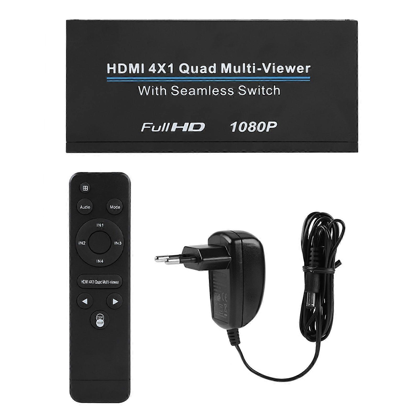 4 in 1 1080P HDMI Multiviewer Quad Screen HDMI1.3a/HDCP1.2 HDMI Quad Multiviewer -