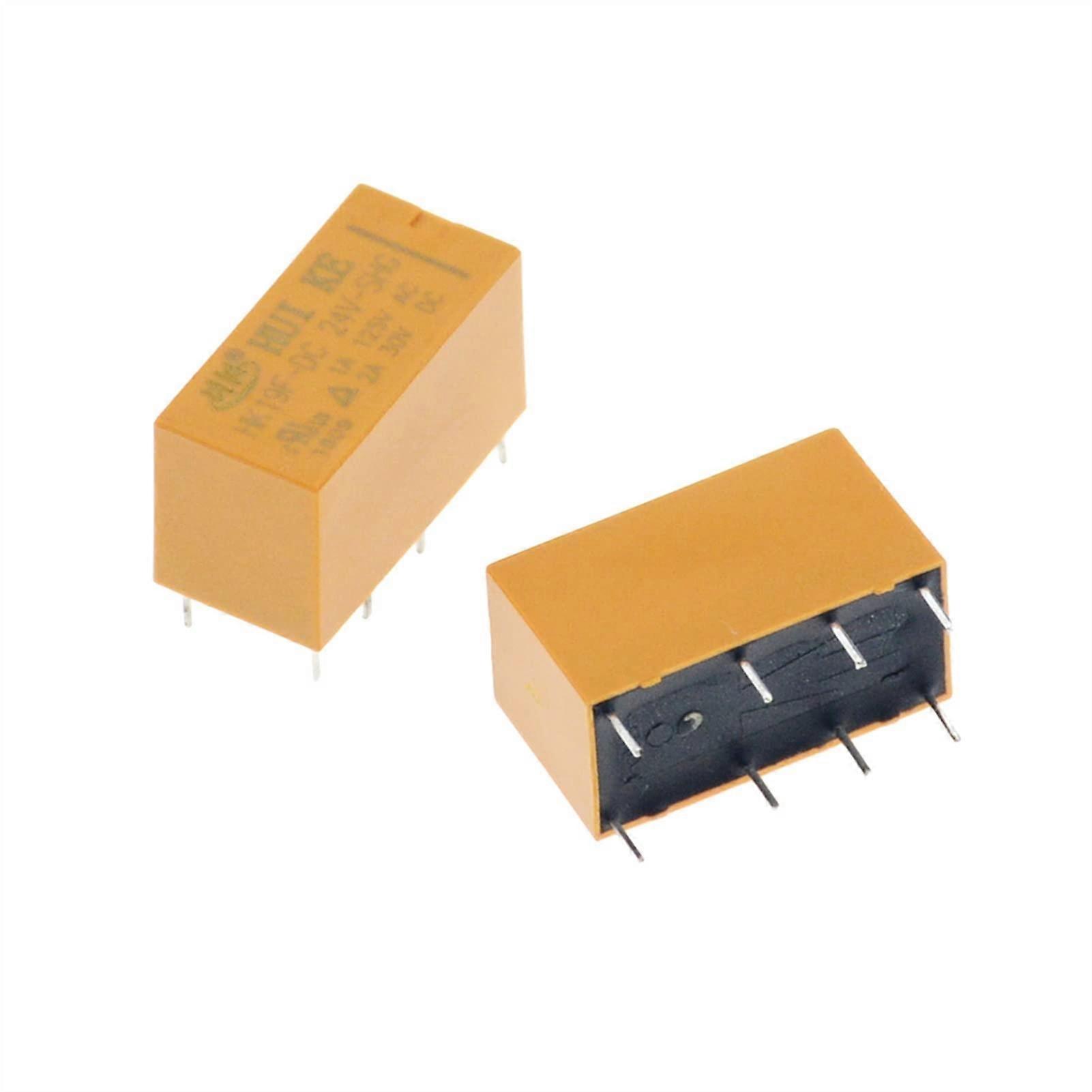 DC3V 5V 9V 12V Electromagnetic Relay 2A 2 Open 2 Closed Signal Relay Replacement Size DC9V 8 Foot Length