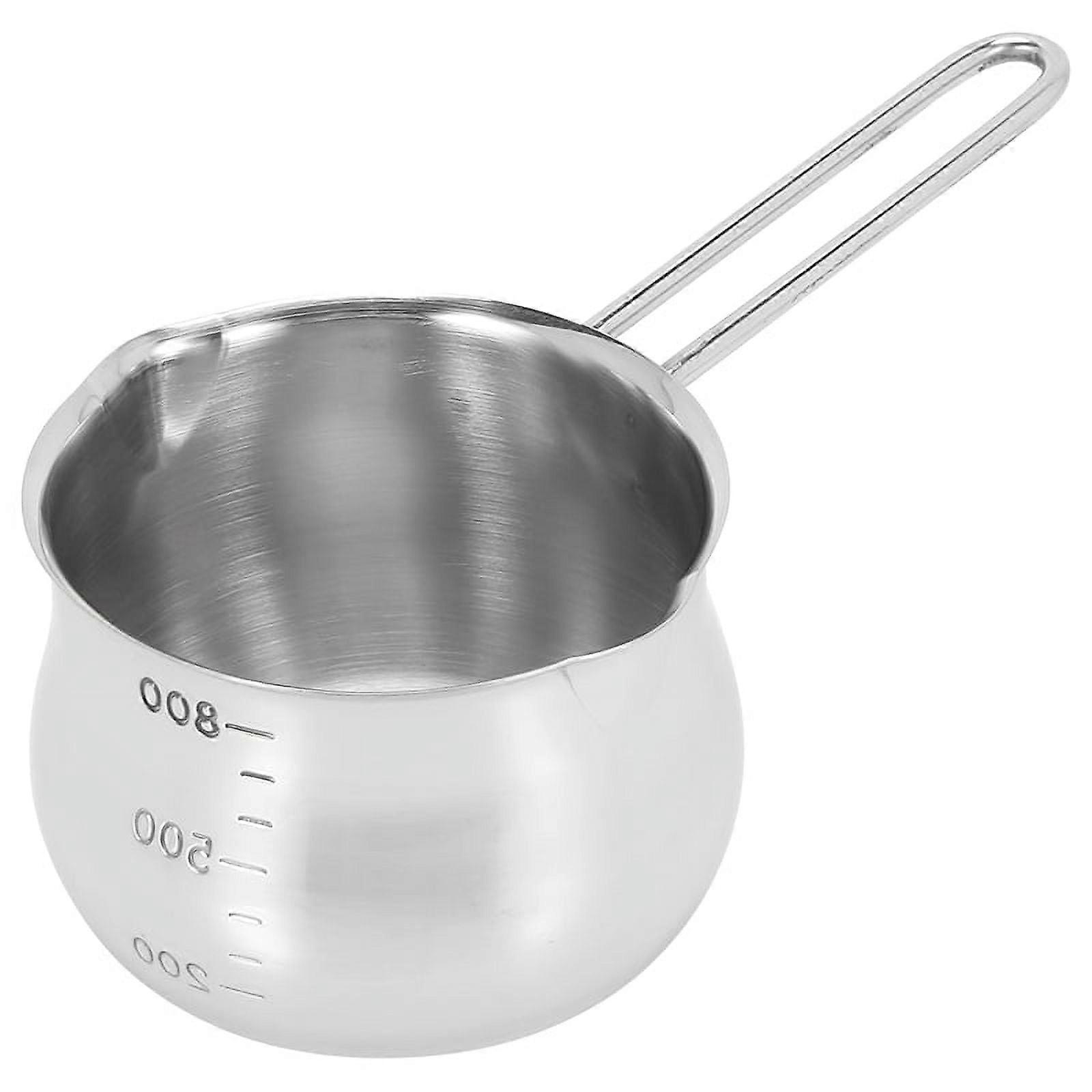 Non-Stick Pan Milk Pot Butter Chocolate Melted Heating Warmer Small Saucepan Cheese With Pour Spouts