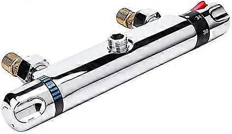 صنبور دش صمام خلط ثرموستاتي للحمام ، صمام خلط ثرموستاتي ، تحكم أوتوماتيكي في درجة حرارة الماء 38 درجة مئوية