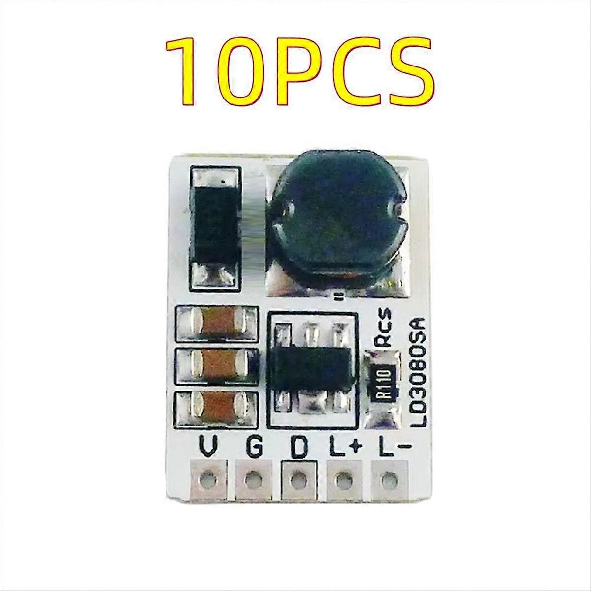 10PCS LD3080SA 20W DC 3.5-30V Step-Down LED Driver Module DC-DC Buck Constant Current Module for Flashlight 330MA
