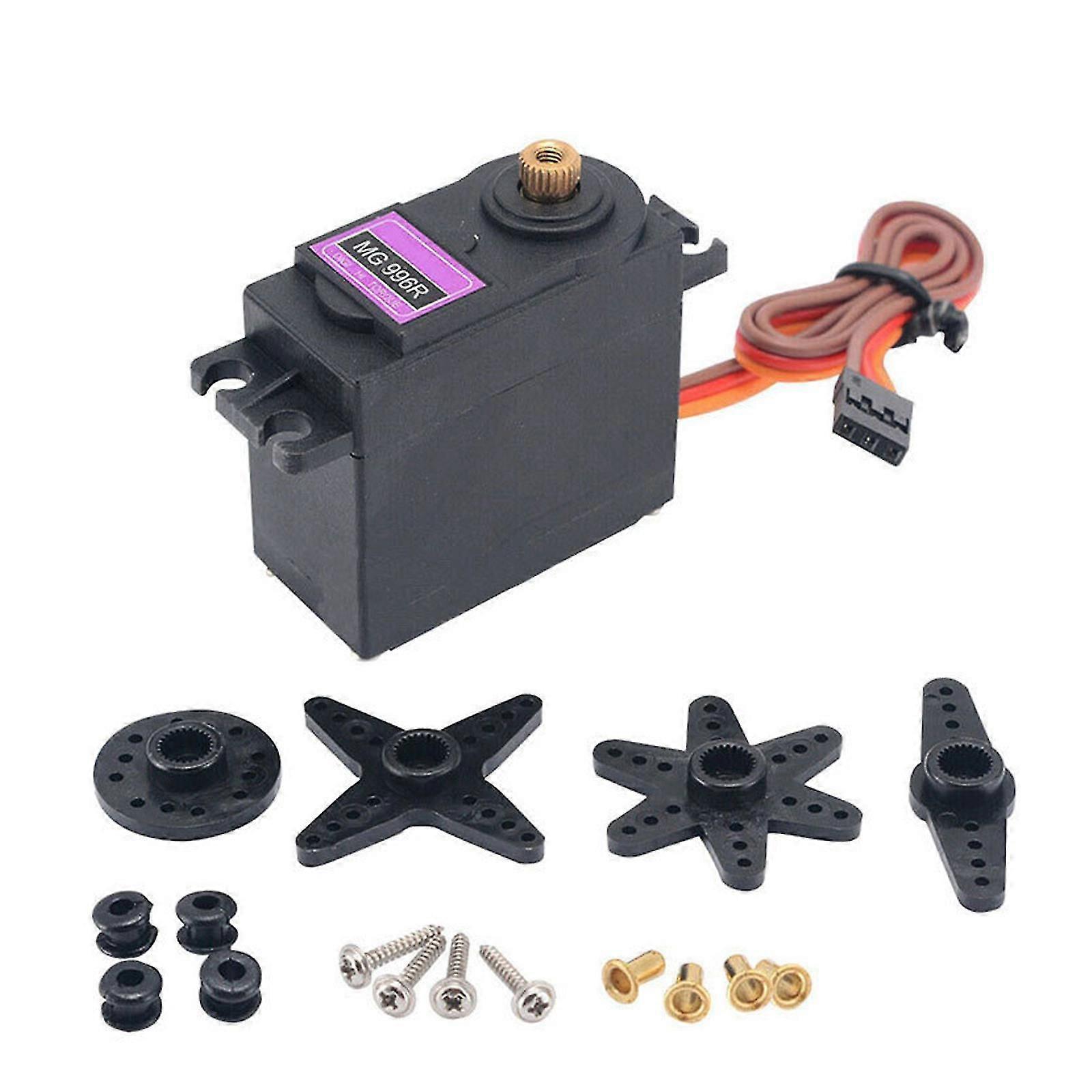 4pcs Mg996rギアMg996デジタルトルクサーボFutaba Jr RcトラックレーシングT