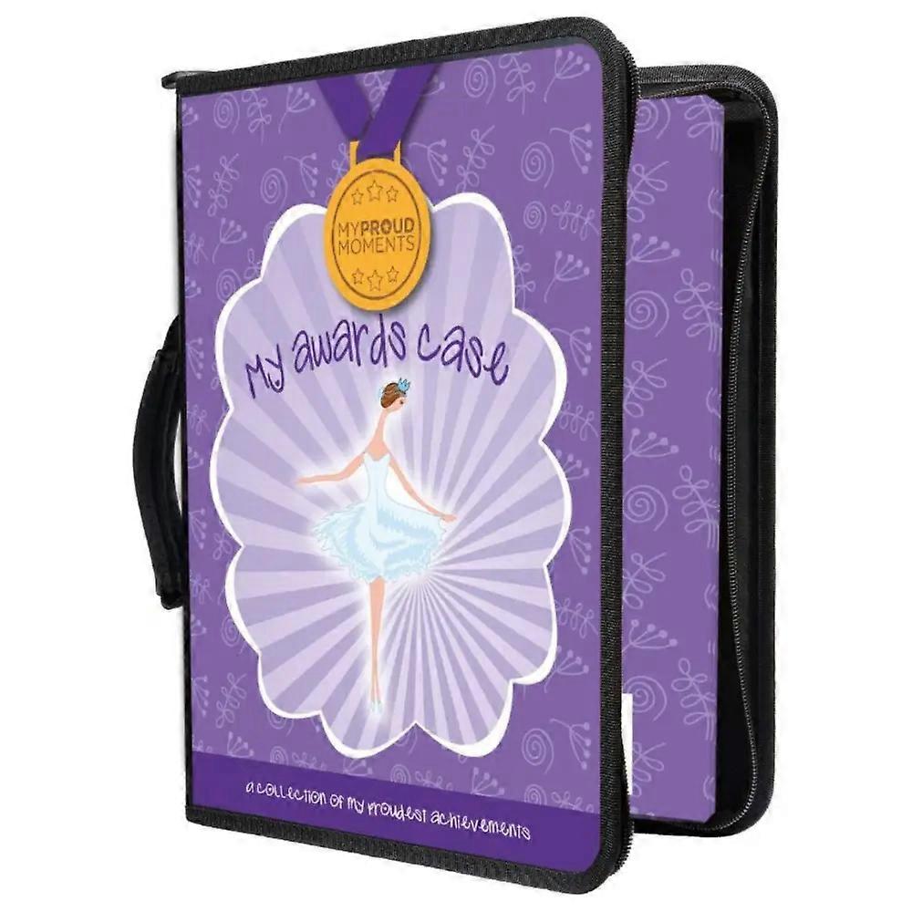 My Proud Moments Medal & Certificate Case - Purple Dance