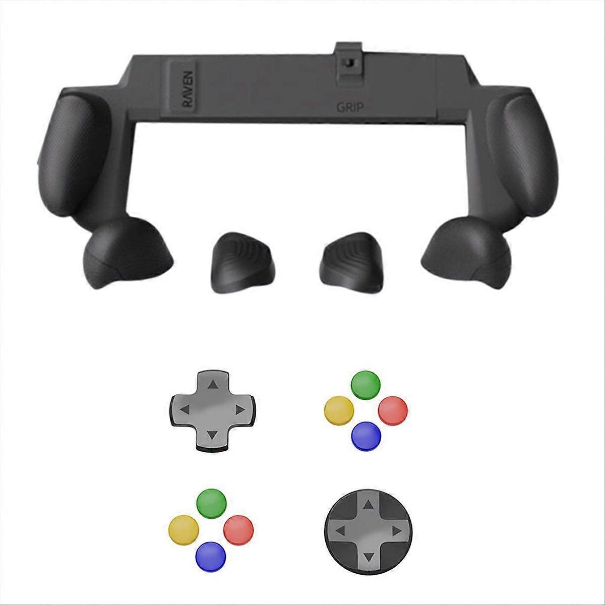 For Switch2 Case Plastic Grip Protective Shell+Direction Keys+Button Caps Kit for Switch2 Grip Case