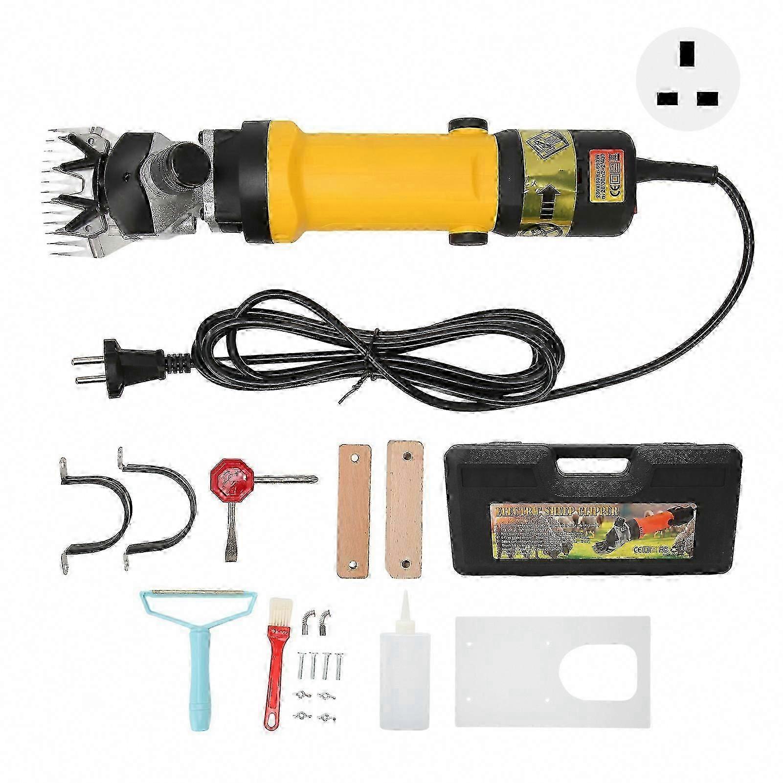 Electric Carpet Trimmer with Shearing Guide 2400RPM Low Vibration Rug Trimmer for Sheep Shearing Plug 220V