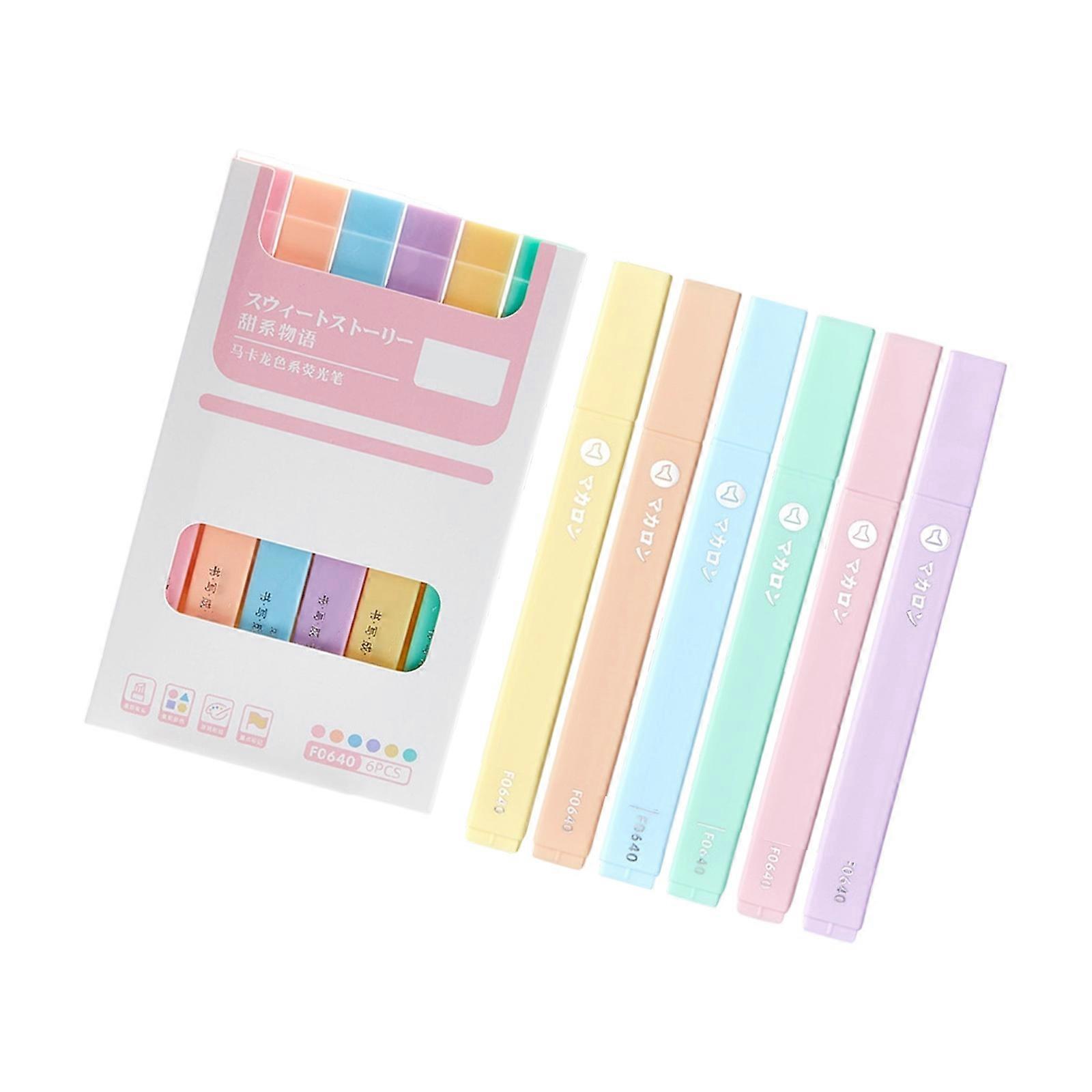 6 Bright Colored Pen For Journaling Art Drawing With Compactly Case Ideal For Students Artists Everyday Creative Projects Multicolor