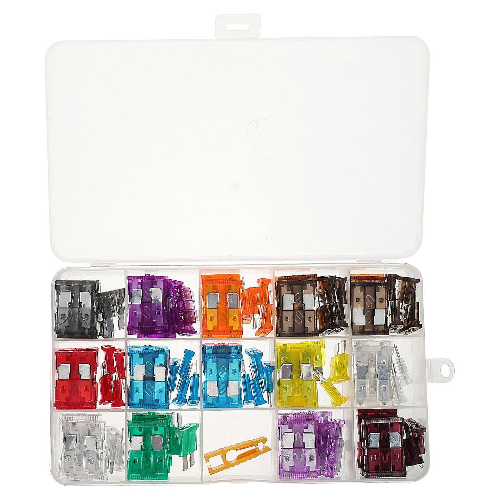 Automotive Fuse Assortment Car Fuse Kit for Security 150Pcs Durable Box Set