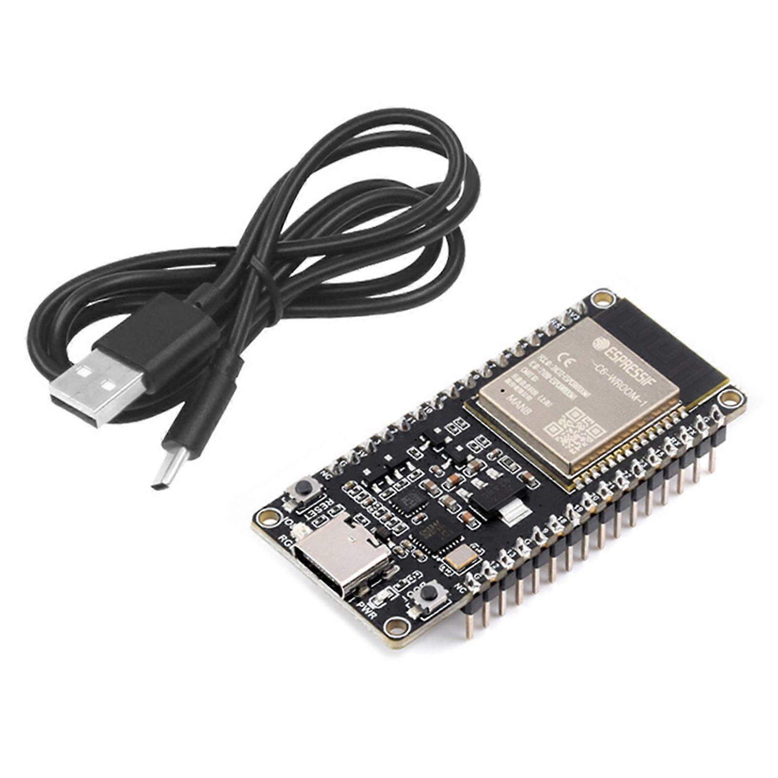 Powerful ESP32-C6-DevKitC-1-N8 MCU Board with High Speed Wireless Communication Suitable for Industrial and Electronics Multicolor