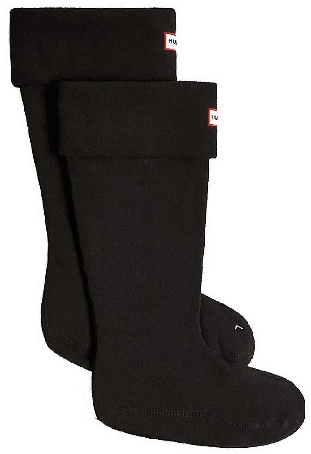 Hunter Fleece Cuff Tall Boot Socks - Black
