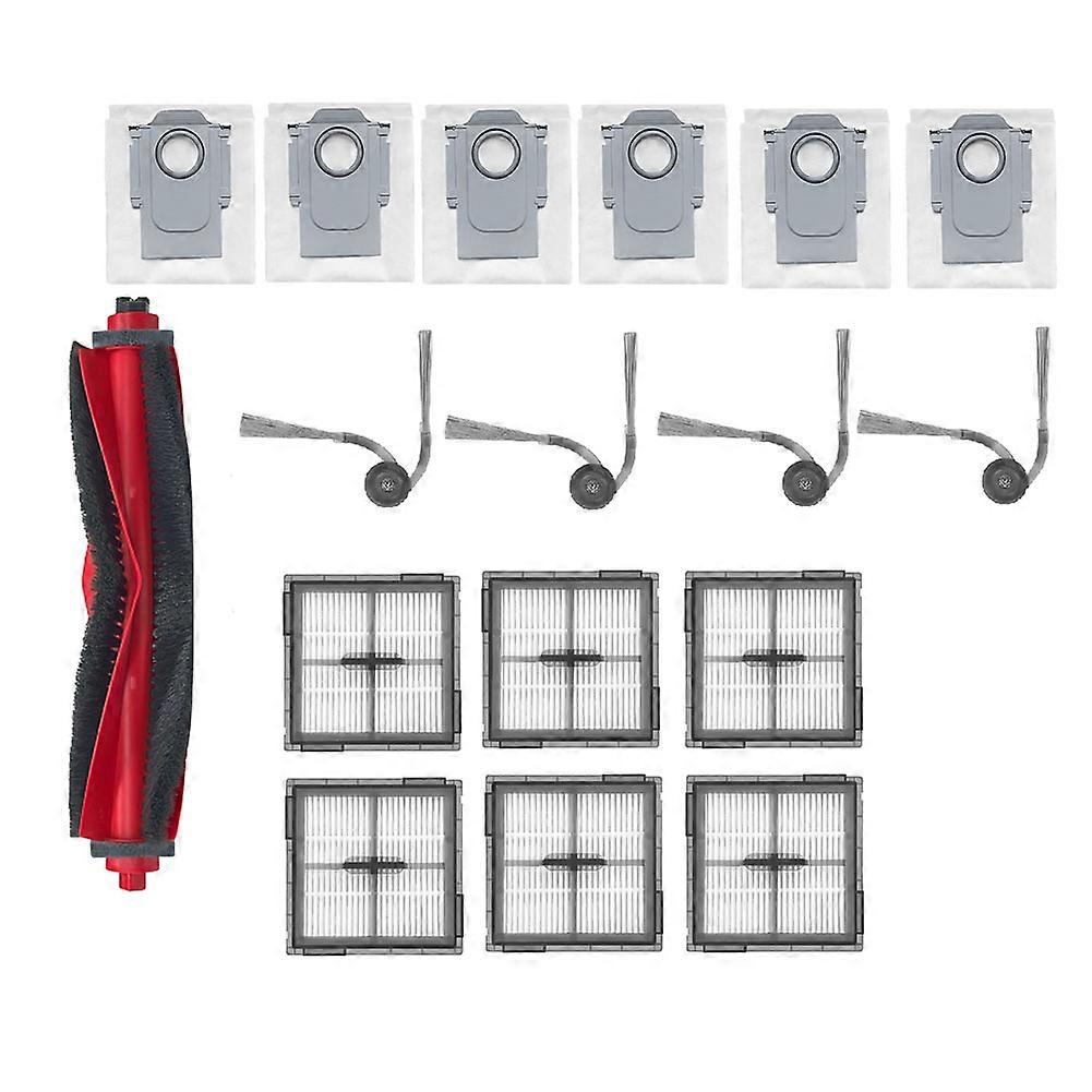 17 Pcs for Q10 PF /Q10 PF+ Roller Side Brush HEPA Filter