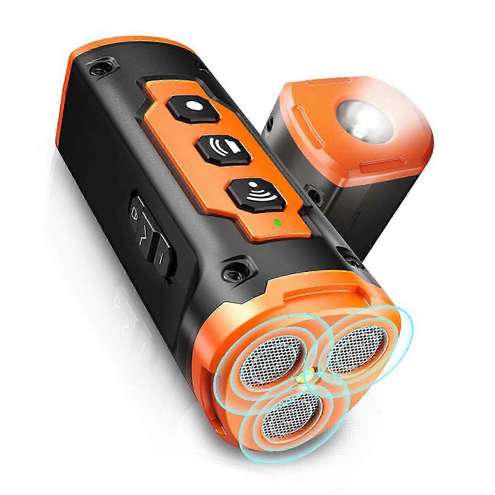 Lightweight ABS Ultrasonic Repellers with Double Mode Strobe Illuminates Dog Walking Defense for Animal Defense Multicolor