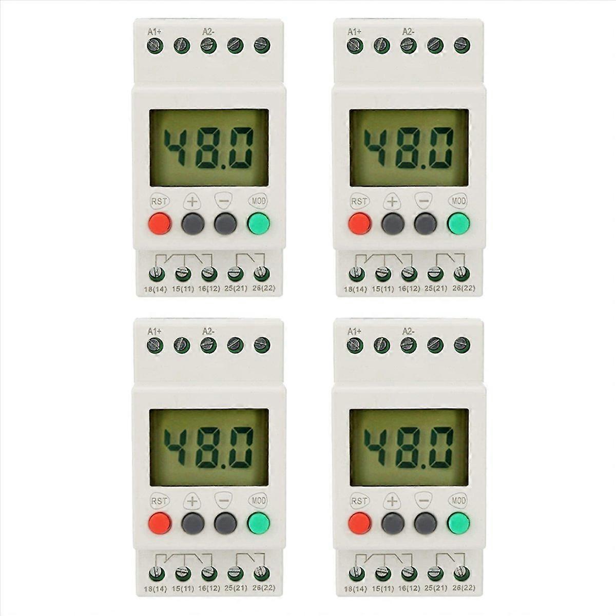 4X Voltage Detection Relay SVR1000 Voltage Protection Digital Single Phase Monitoring Protection Rel