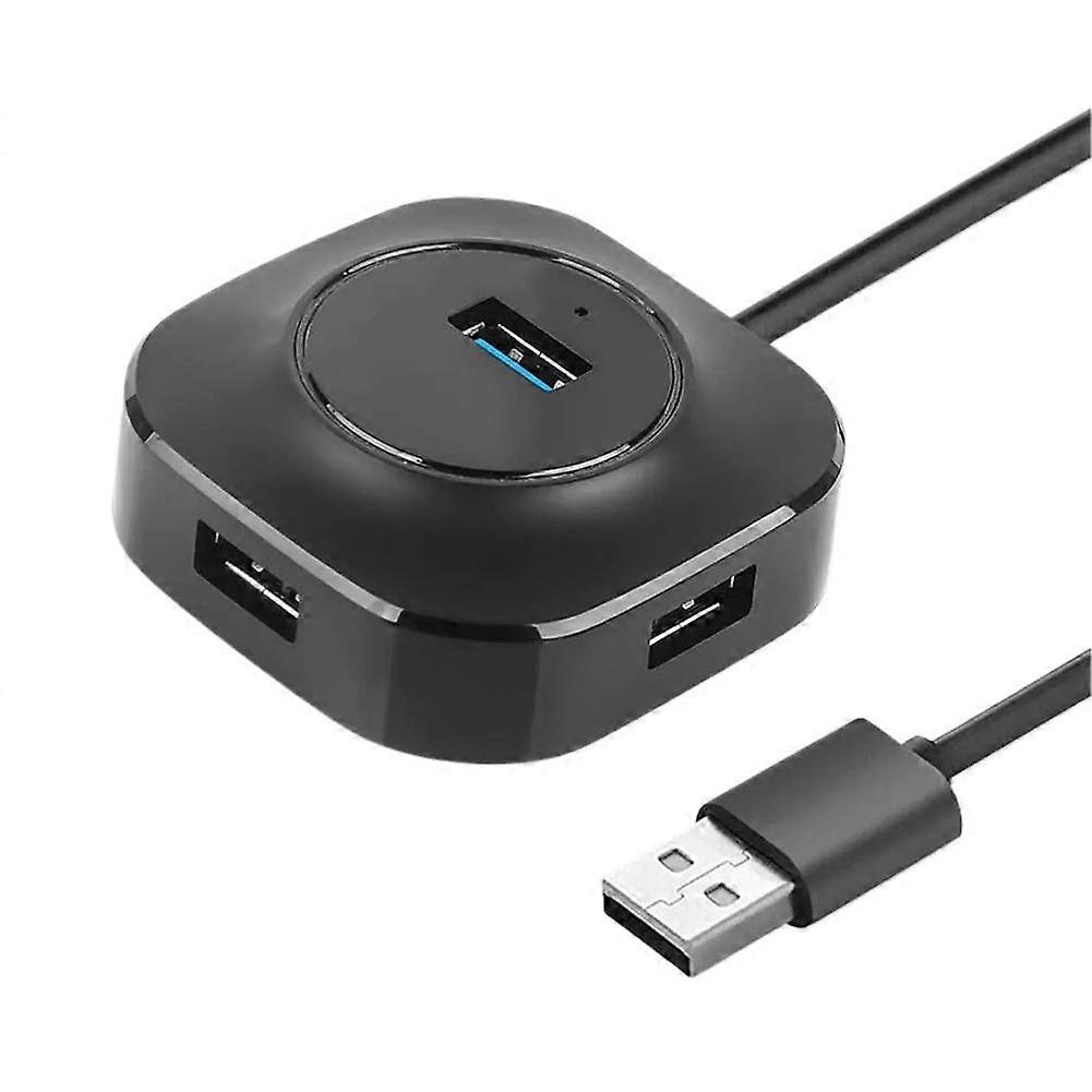 4-Port USB 3.0 Hub High Speed Data Transfer 5Gbps Compact Portable USB Splitter For Laptop PC Mac