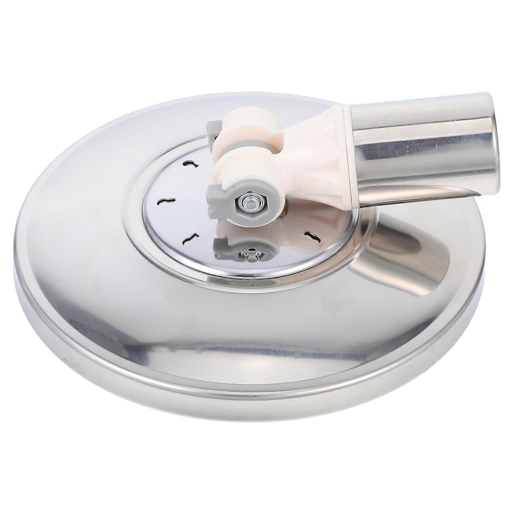 Rotating Mop Replacement Base Disc with Heavy Duty Stainless Steel Adapter for Spin Mop Handle Cleaning Use