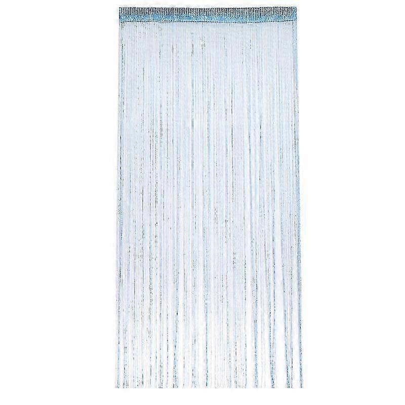 Household Curtain String with Tassel Fringe Sparkle Fly Screen Room Divider Decor