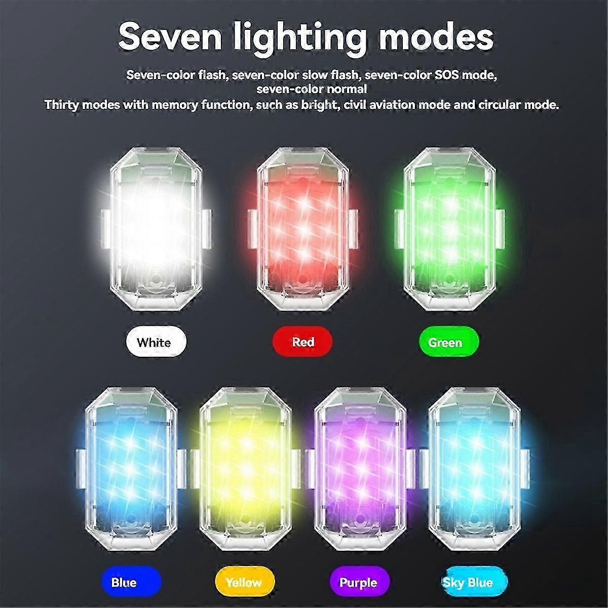 Highlight Wireless Remote Control LED Strobe Light 2 Light