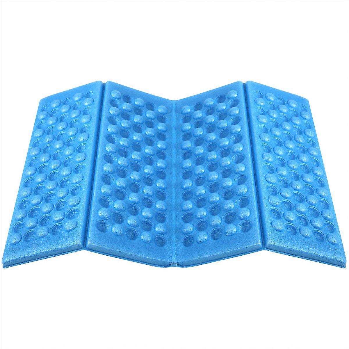  Folding Foam Waterproof Seat Pad Chair Cushion (Blue)