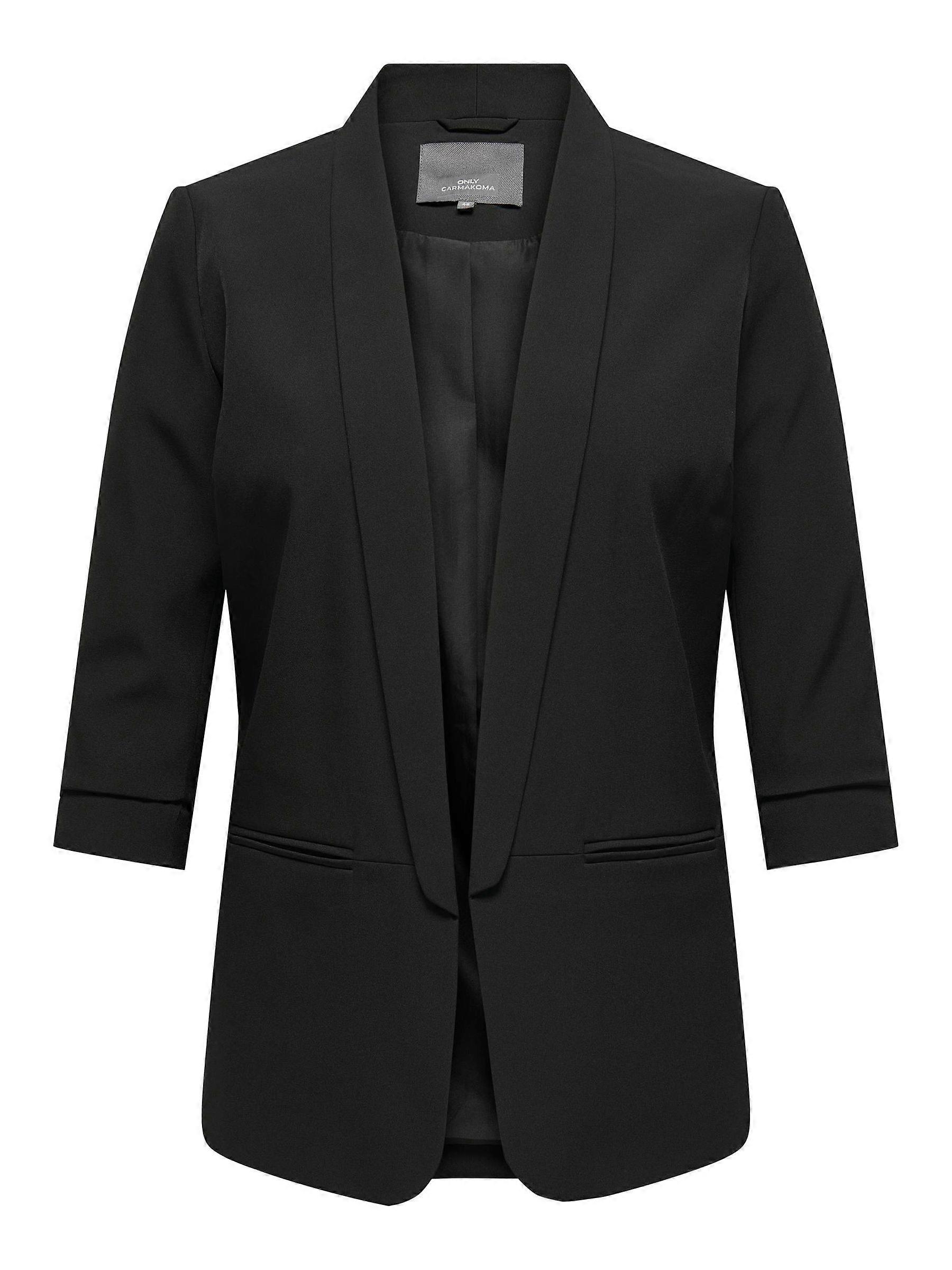 Damjacka Plus Size Kavaj Business Style med kavajslag krage ONLY CARMAKOMA