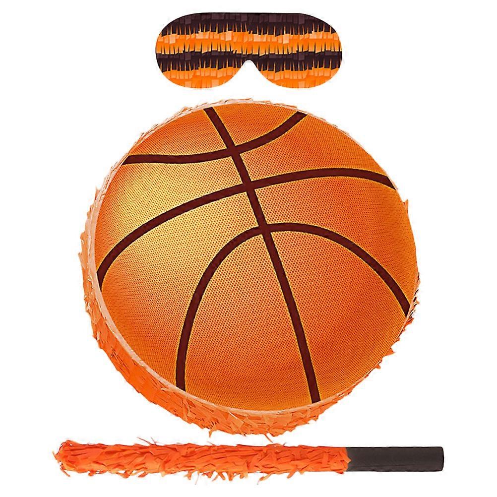 Basketball Pinata for Kids Party with Stick and Blindfold Set Included