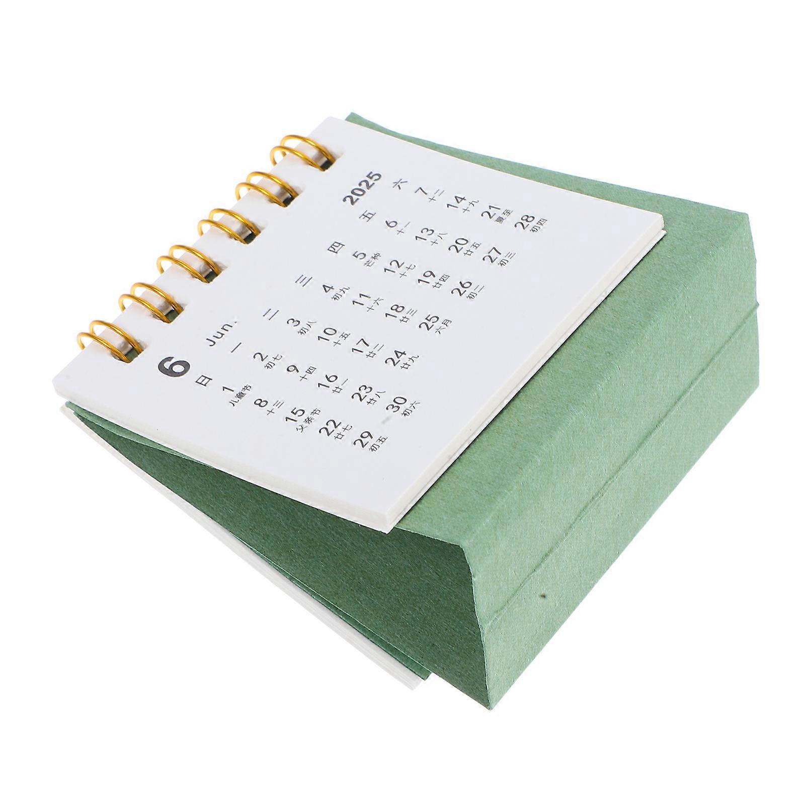 Mini Desk Calendar Desk Calendar for Decor 2025
