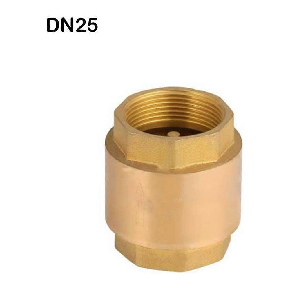 Spring Check Valve DN15 1/4 Spring Vertical Check Valve Brass Thread in-Line for