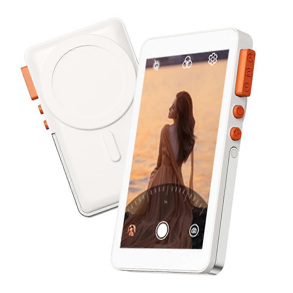 RK-X40F Ultra Magnetic Phone Selfie Monitor Screen for Mobile with Back Desktop Stand for Selfie Vlog Live Stream Photography