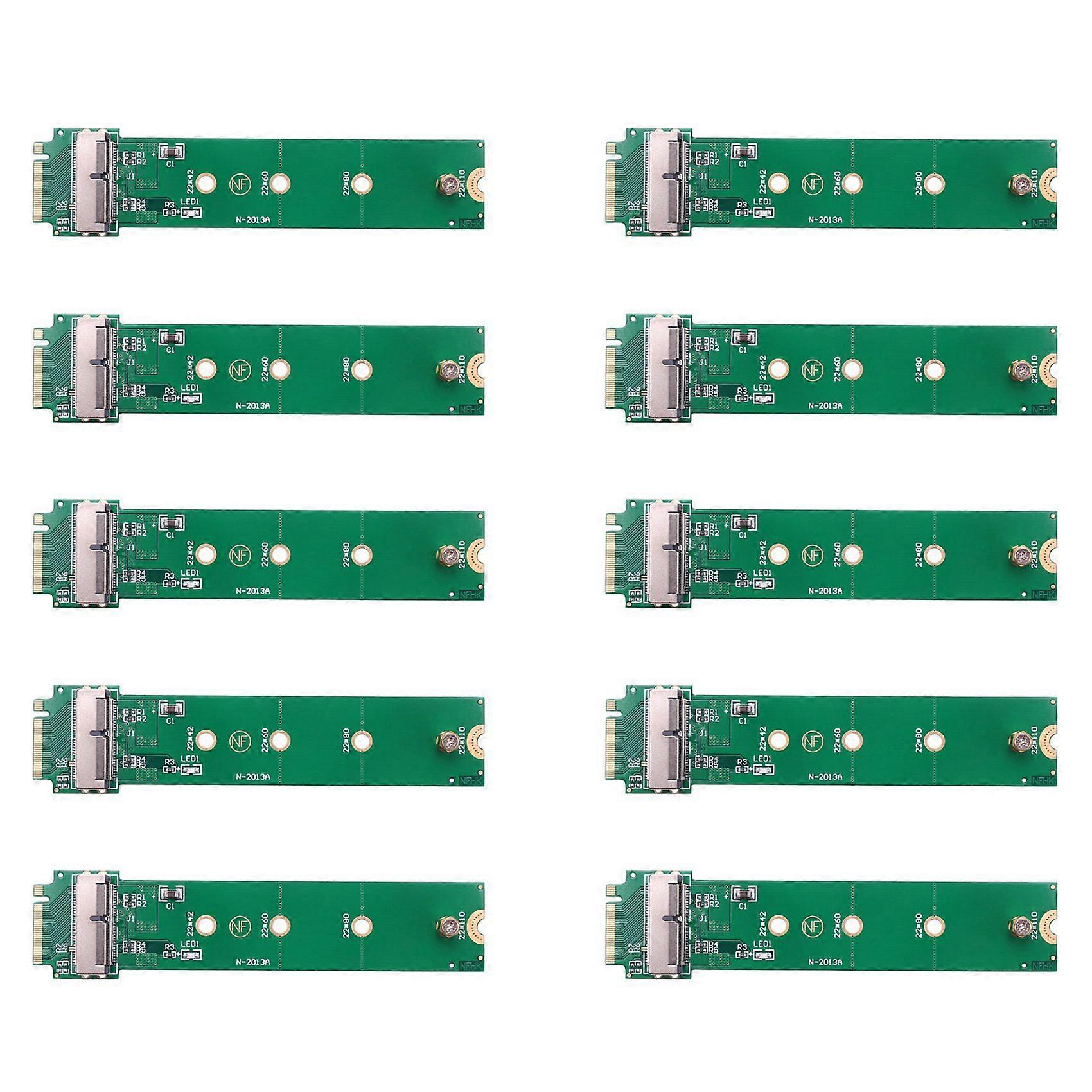 10X Ssd to M.2 Ngff Adapter Converter Card for 2013 2014 2015 Apple Macbook Air Mac Pro Ssd