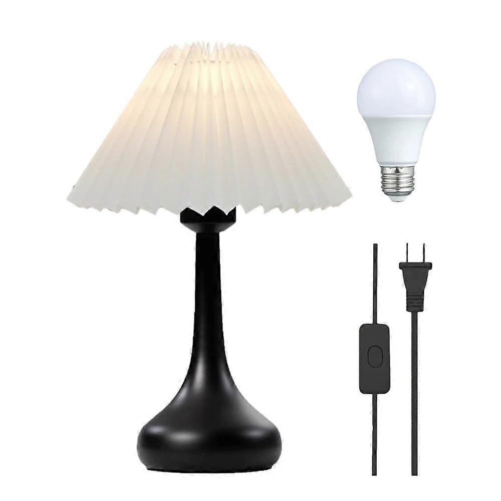 Bedside Lamp with Adjustable Brightness and Warm Light, Small Desk Lamp for Bedroom