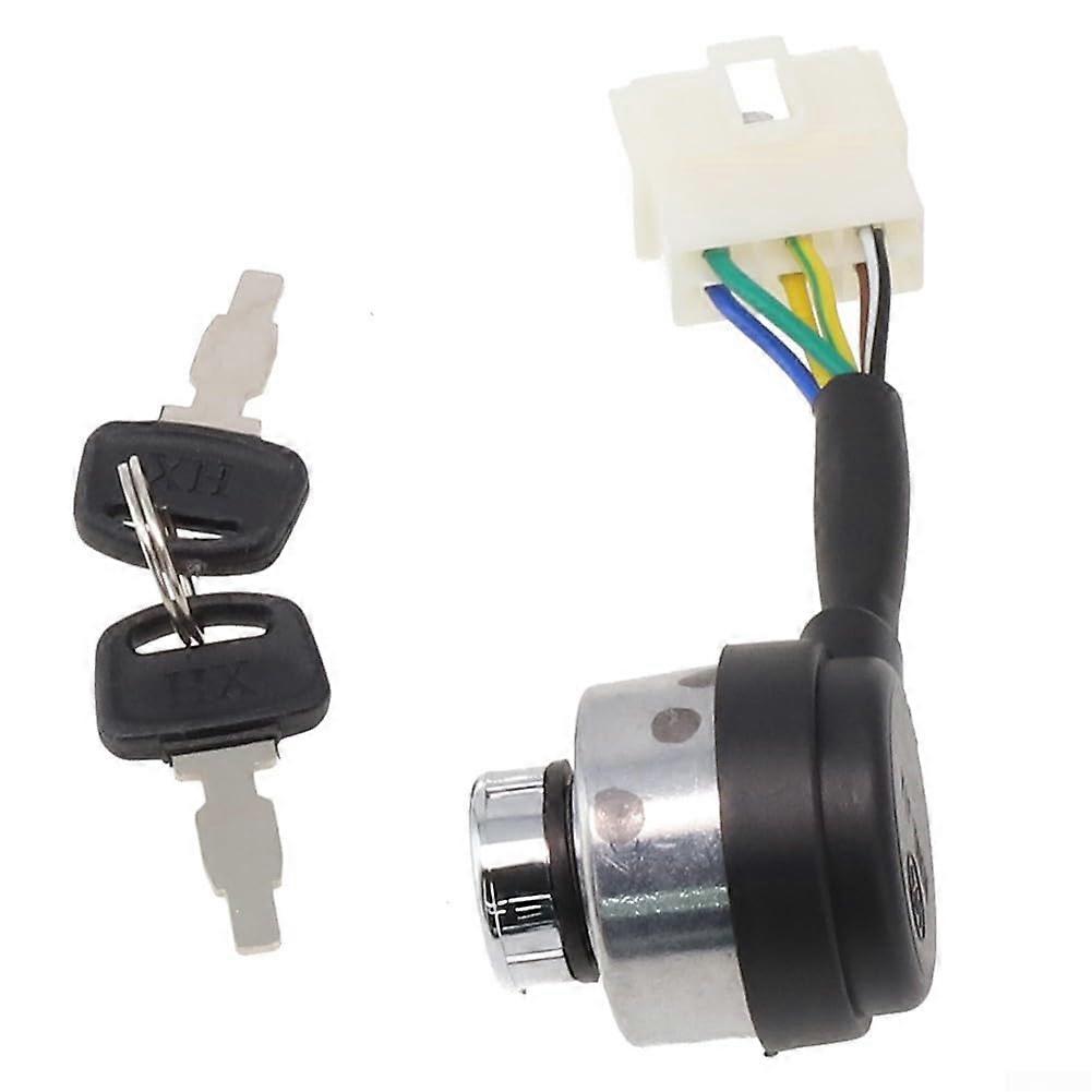 Generator Ignition Key Switch 6 Wire for 188F Gas Generators 2.56.5KW