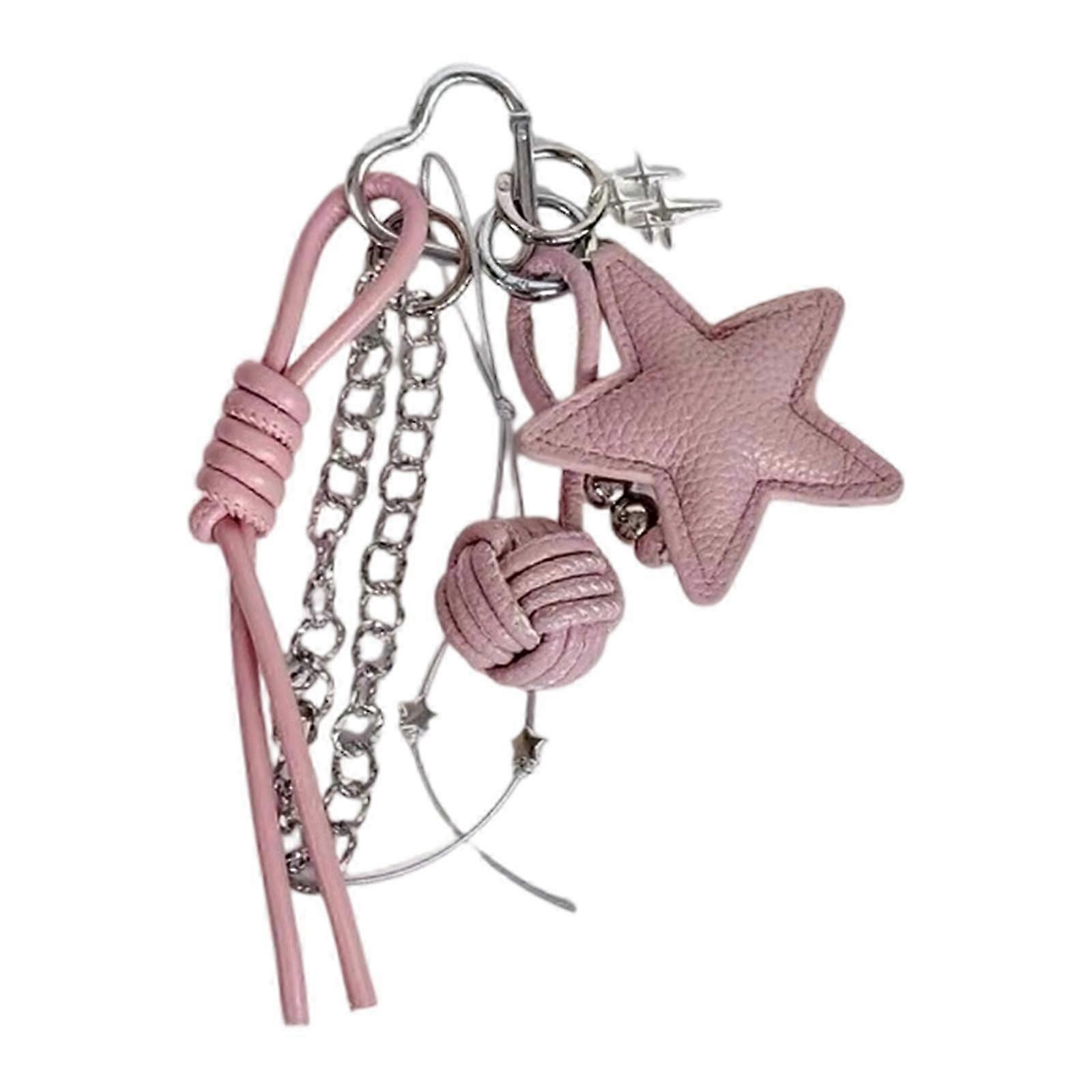 Handmade Star Bowknot Adornment Adding Depth to Room Bohemian Backpack Accessory Alloy Texture for Various Occasion Multicolor