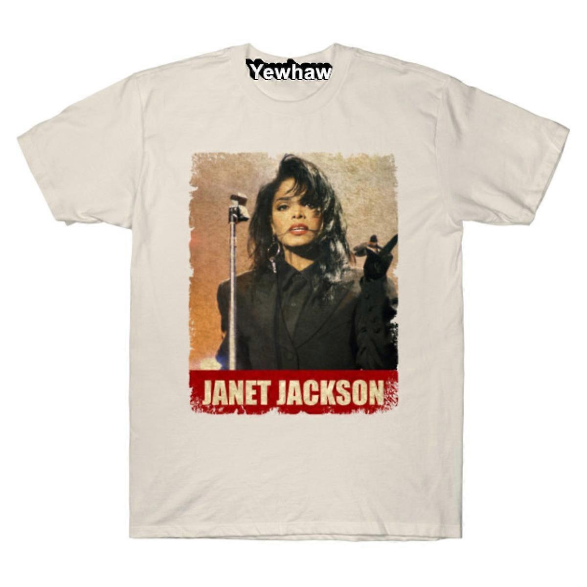 Janet Jackson - Camiseta estilo retrô