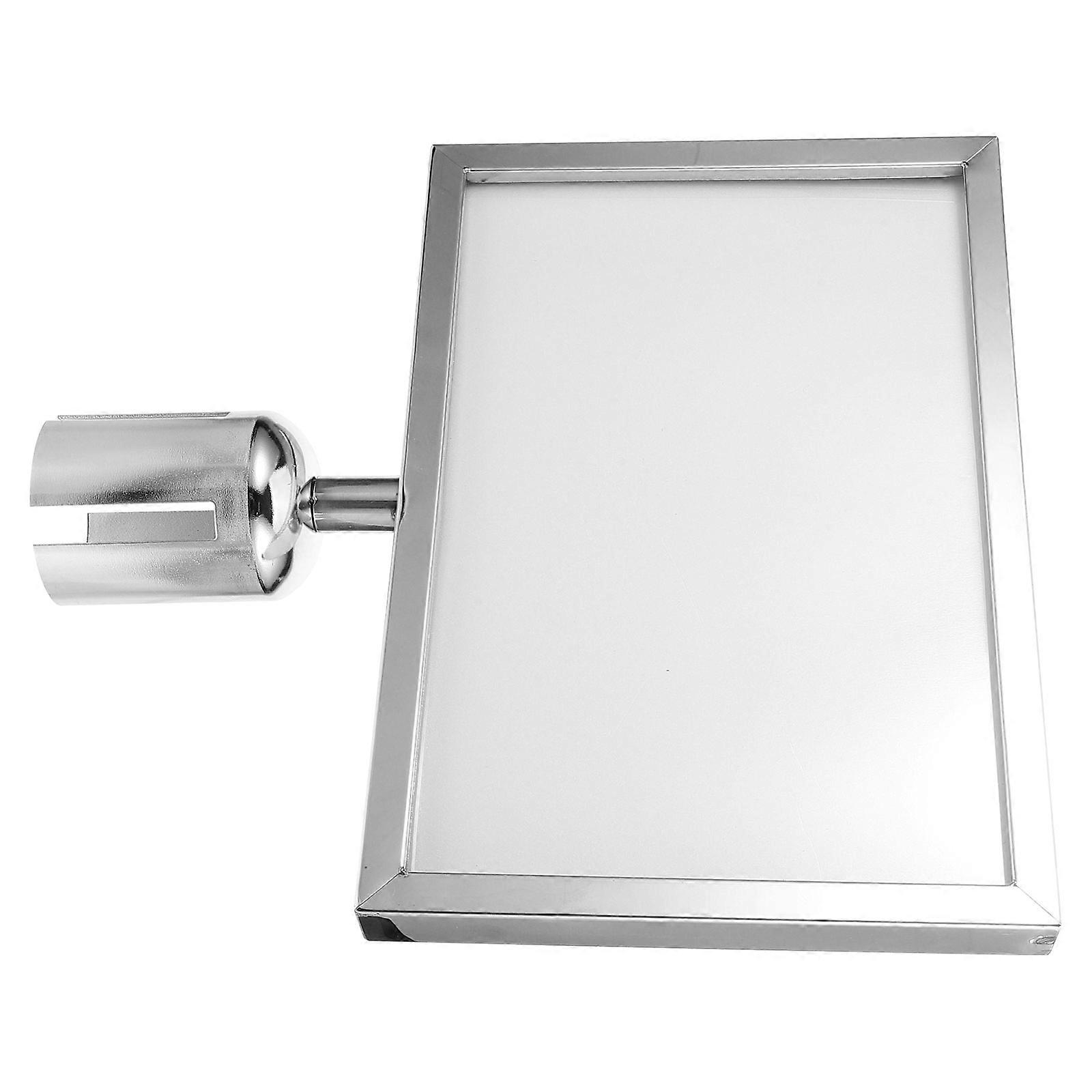 Durable Double Sided Sign Frame with Stainless Steel for Displaying Posters Silver A4 Size