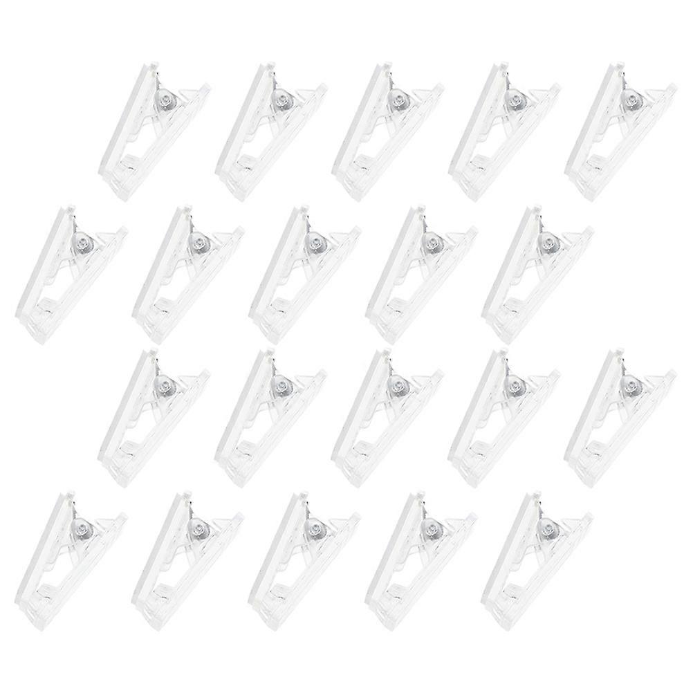 40Pcs Transparent Wall Clips for Hanging Lightweight Items At Home
