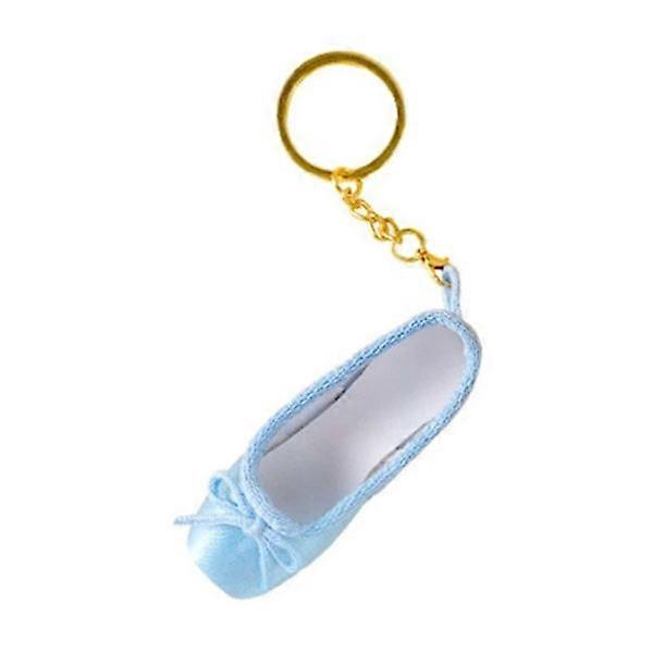 Satin Pointe Shoes Keychain Ballet Shoe Cute Keychain BLUE Blue