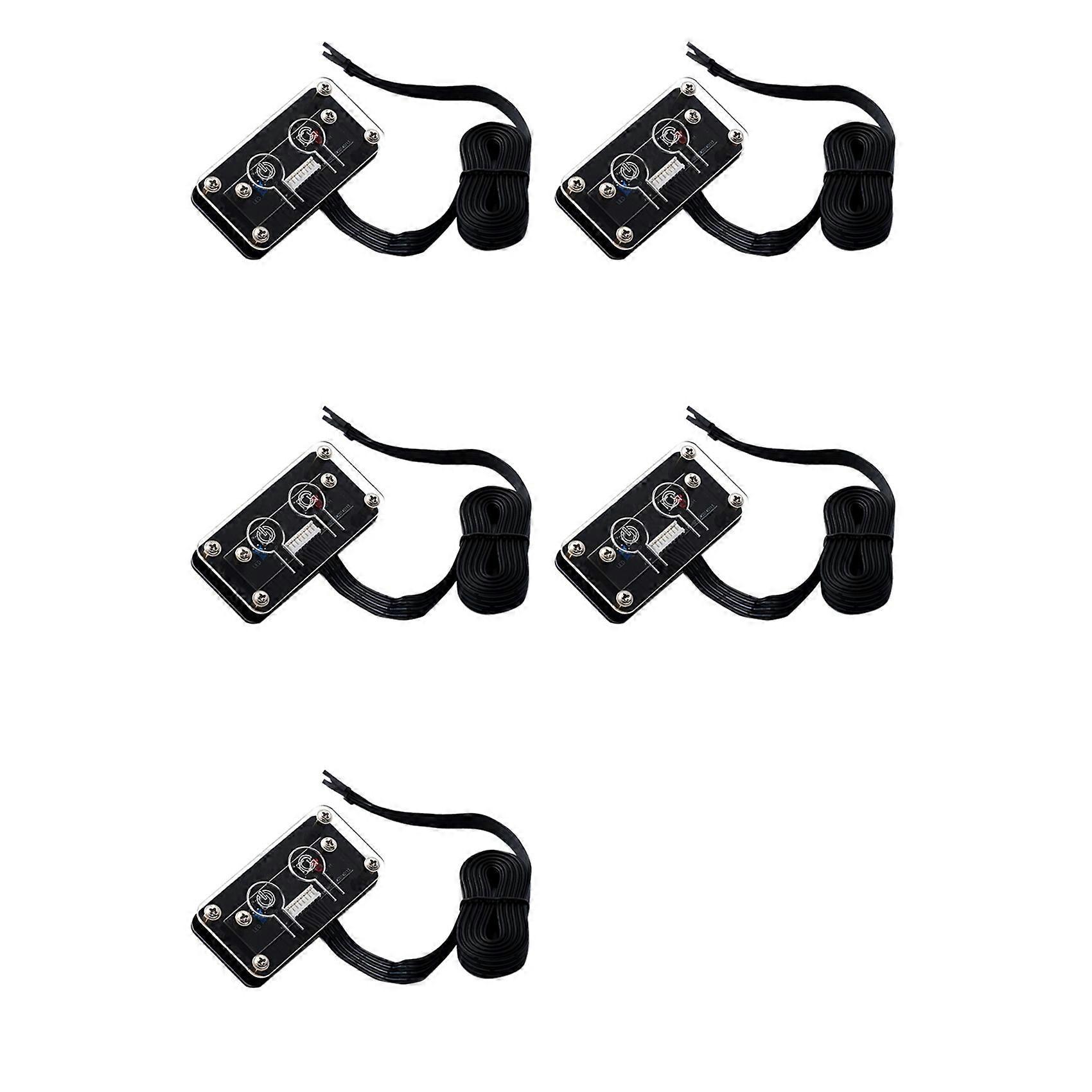 5X Desktop Computer Switch External Power Switch Power Button+Restart Button PC Case Power Supply Button, 60cm