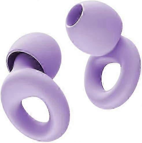 Ear Plugs for Noise Reduction 1 Pair Super Soft Reusable Hearing Protection in Flexible Silicone for Sleep