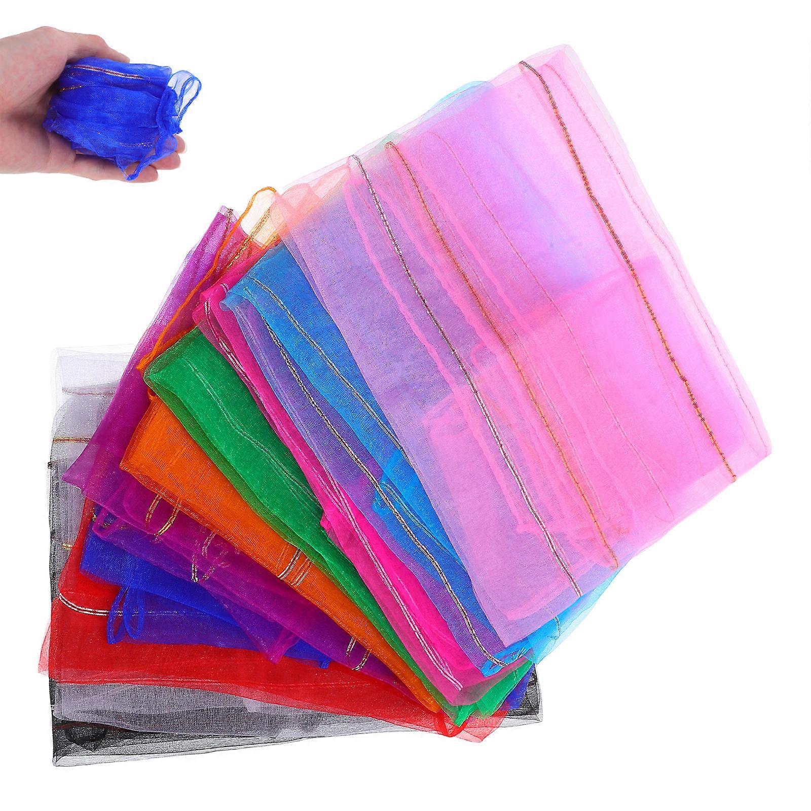 Dancing Accessories Scarves Performance Prop Gauze Stage Dancing Compact Lightweight 10Pcs
