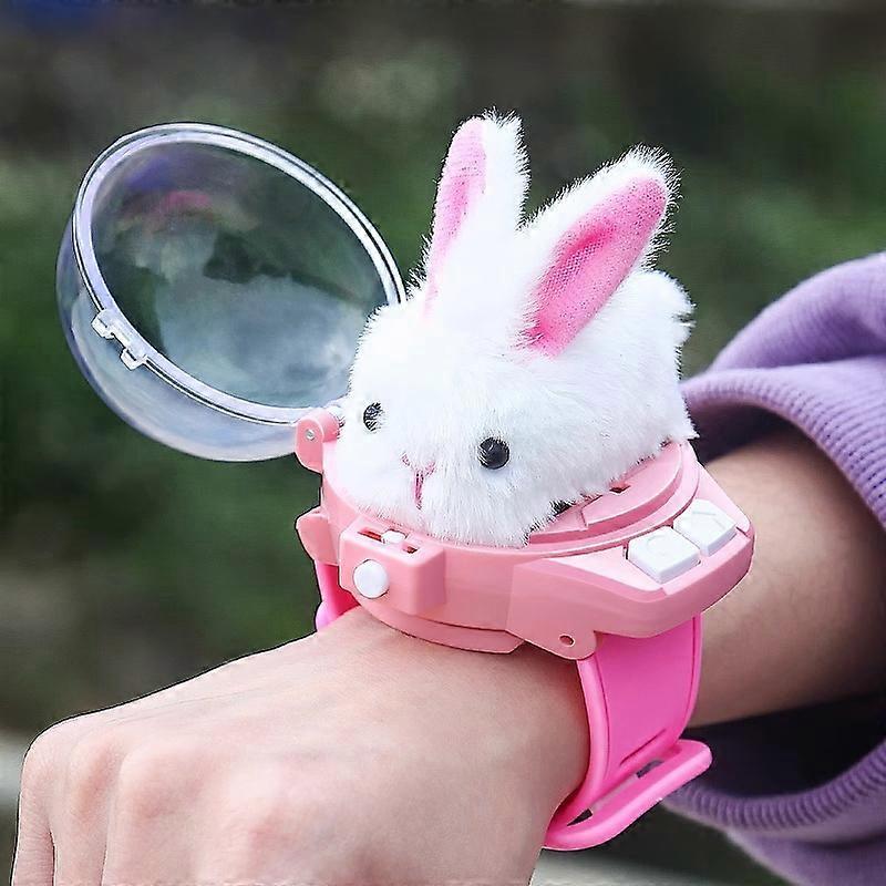 Capybara Rabbit Remote Control Car Watch Toys with Light 2.4G Racing Car Wrist Toy for Kid RC Small Car Interactive Game