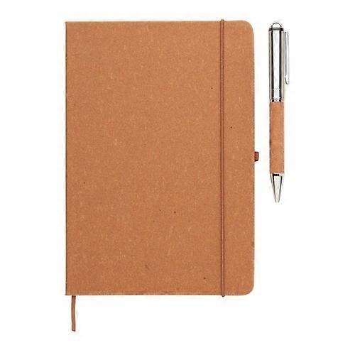 MidOcean Eleganote Leather Notebook & Pen